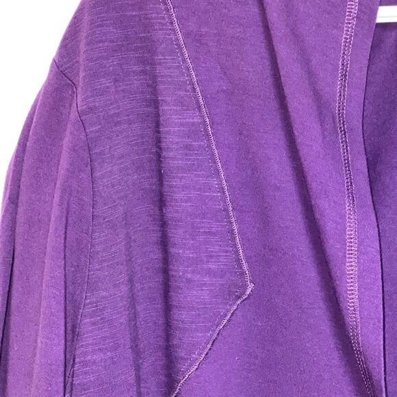 NWT Habitat 28913 One-Button Shawl Jacket Plum Sz XXL/XXL Host pick - Picture 9 of 9